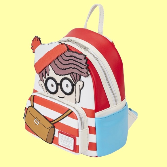 Loungefly Where’S Waldo Cosplay Mini Backpack - Picture 2 of 6